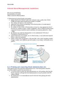 blood transfusion clinical skill