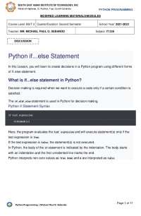 Python if, else and for loops: Understanding the basics