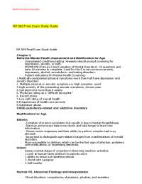 NR 509 Final Exam Study Guide UPDATED - Docsity