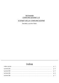 COMUNICAZIONE 2.0 Paniere - Risposte multiple - eCampus - Master Digital Graphic Designer
