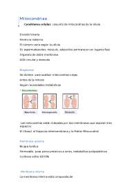 Biologia, 1 año de la carrera de medicina