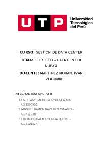 Avance 1 de gestion de data center