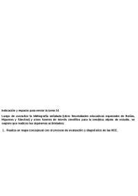 Evaluación y diagnóstico de las necesidades educativas especiales