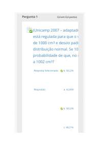 Exercício 1 do primeiro questionário