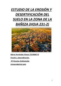 Trabajo Erosión y Desertización
