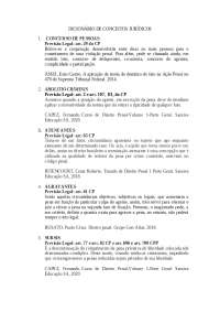 Dicionário de Conceitos Jurídicos: Terminologia Penal