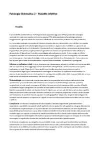 Patologia Sistematica II per Argomenti