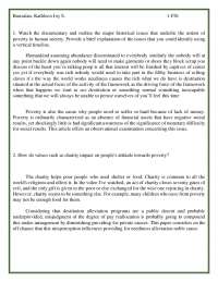 HISTORY OF POVERTY IN GLOBAL ISSUES AND PROBLEMS
