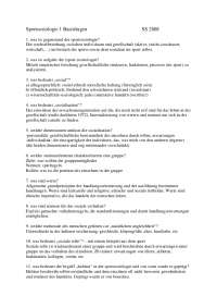 Sportsoziologie 1 Basisfragen SS 2008