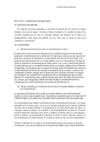 Práctica 3 Derecho Inmobiliario, especialidad de 4º