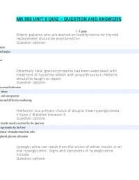 MN 553 UNIT 5 QUIZ – QUESTION AND ANSWERS - Docsity
