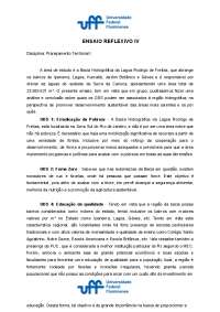 Reflexões Sustentáveis: Desenvolvimento na Bacia da Lagoa Rodrigo de Freitas