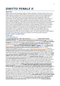 Appunti delle lezioni di diritto penale II (Peccioli)