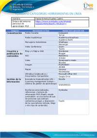 Herramientas Digatales para la gestion del conocimiento