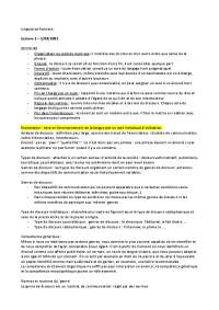 le langage du journal
