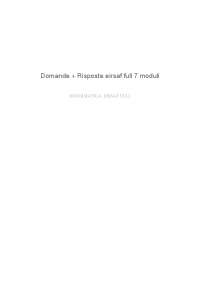 EIRSAF FULL 7 MODULI DOMANDE E RISPOSTE - Docsity