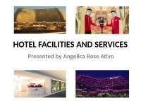 Hotel Facilities and Amenities: A Comprehensive Overview