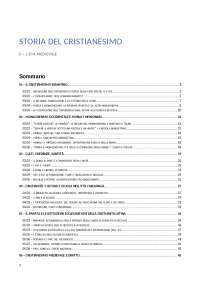 Manuale di Storia del Cristianesimo (E. Prinzivalli) - Riassunto