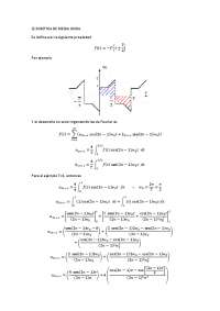 Serie de Fourier y simetría de media onda en señales periódicas y no periódicas