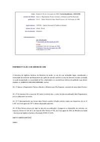 Regulamento Técnico de Alimentos para Fins Especiais (1998)