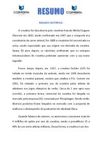 Creatina: História, Benefícios, Síntese, Efeitos Fisiológicos e Esportes