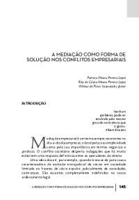 Mediação de Conflitos e Seus Contextos de Aplicação