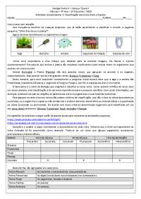 Classificação dos Seres Vivos: Exercícios e Questões para o 7º Ano