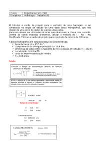 Método I-Pai-Wu Modificado para Calcular a Vazão de Projeto em Hidrologia