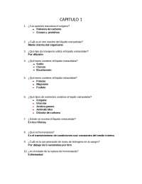 Preguntas del capitulo 1 de fisiología de Guyton.