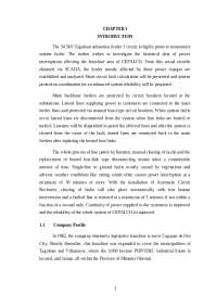 Reliability of the 34.5 kV 30 MVA Substation Fault Calculation and Reliability Evaluation