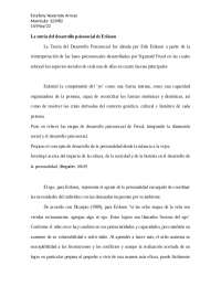 Las 8 Etapas psicosociales de Erik Erikson