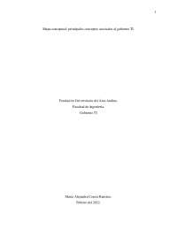 Mapa conceptual principales conceptos asociados al gobierno TI