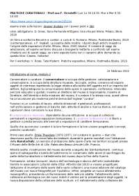 Appunti Pratiche curatoriali