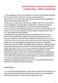 Nati per vincere - Analisi transazionale - Teorie Gestalt
