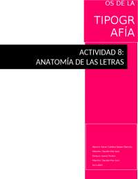 Anatomia de las letras - Docsity