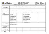 WEEKLY LEARNING PLAN IN HOUSEKEEPING