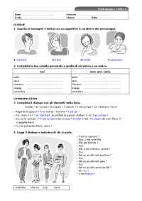 verifica francese A1