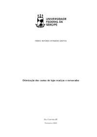 Classificação de diâmetros e seções de barras: Cálculo de resistências, momentos e custos