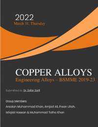 Copper Alloys & Grades with case studies