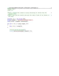 C# Program to Find Index of Letters in the Alphabet Array