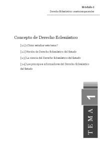 Temario completo Derecho y Religión