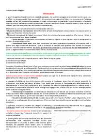 Dispensa di Economia Internazionale (prof. Maggioni + Lossani)