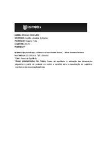Ponto de Equilíbrio em Gestão e Análise de Custos