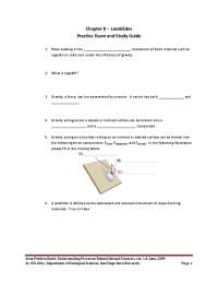 Understanding Landslides: Practice Exam and Study Guide from Perilous Earth