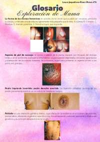 GLOSARIO DE MAMA. CÁNCER DE MAMA