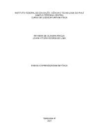 Desafios no Ensino e Aprendizagem da Física no Ensino Médio no Brasil: Causas e Soluções