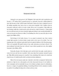 Research Proposal about Taro Chips