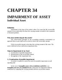 Chapter 34 - Impairment of Assets