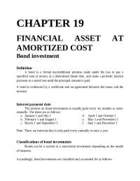 Chapter 19-Financial Asset at amortized cost