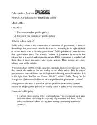 Public administration and government studies